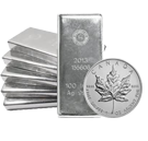 Silver Bars and Coins