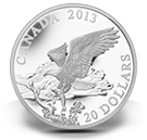 2013 $20 The Bald Eagle Returning from the Hunt 
