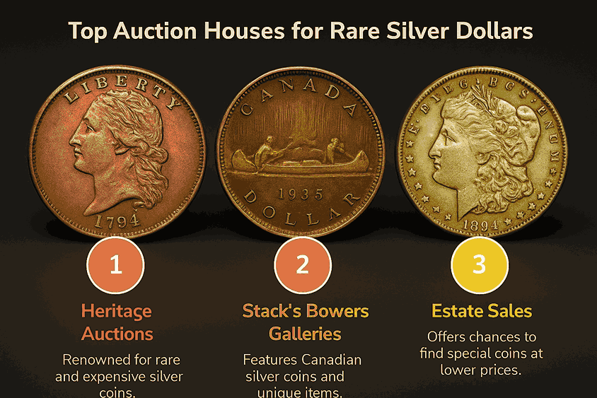 Top Auction Houses for Rare Silver Dollars