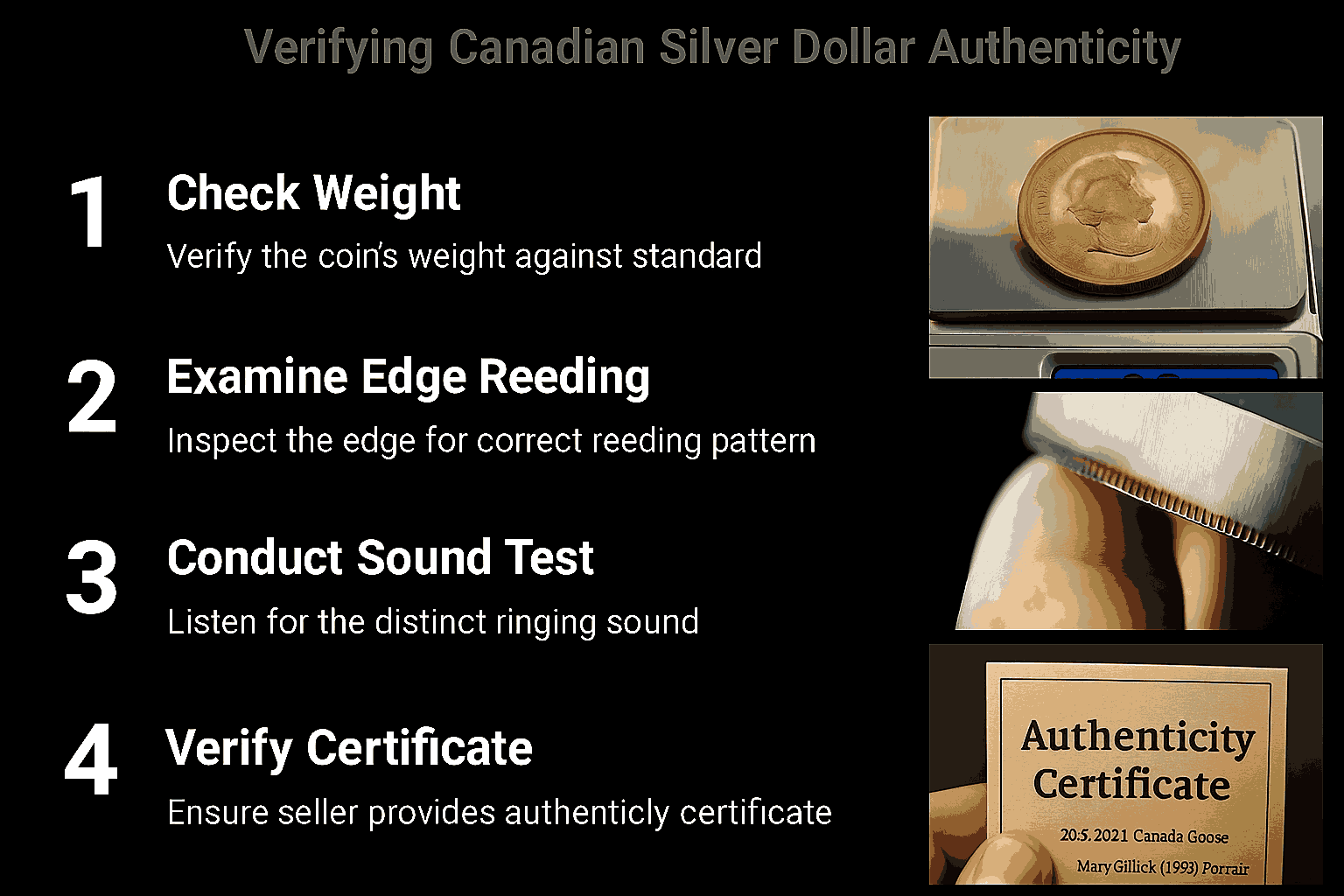 Verifying Canadian Silver Dollar Authenticity