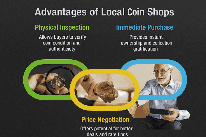 Advantages of Local Coin Shops