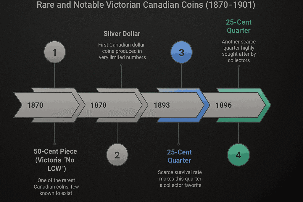 Victorian silver coins Canada 1870–1901