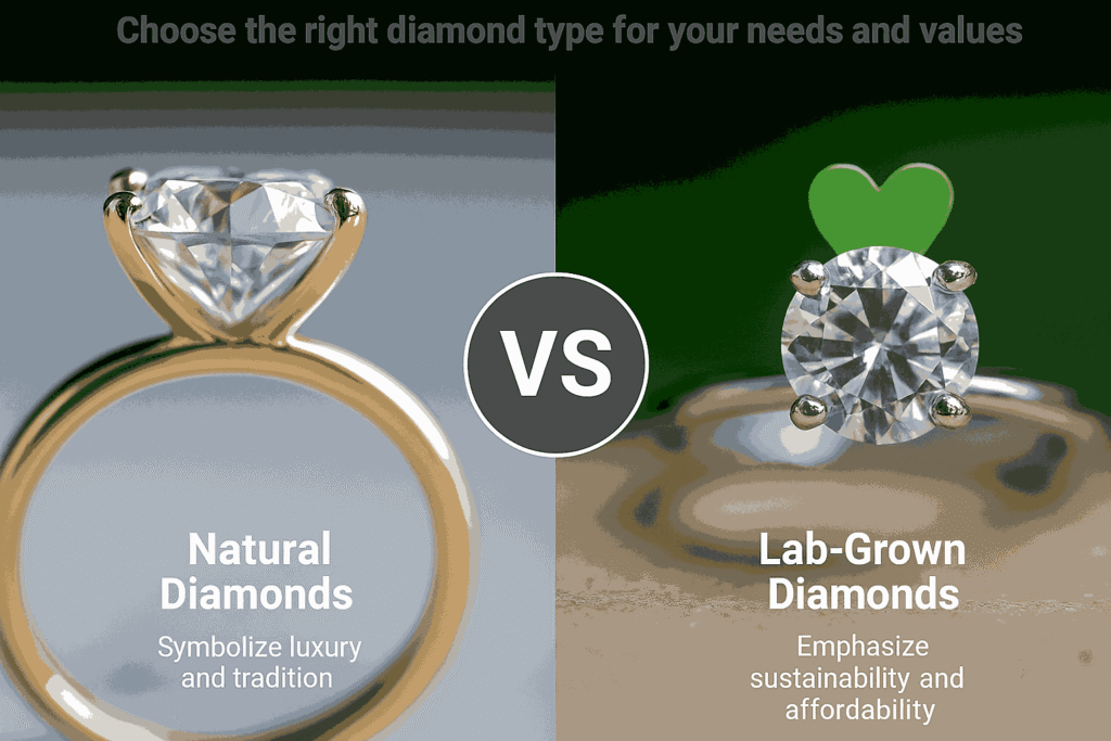 Choose the right Diamond type for your needs and values