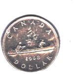 1948 ICCS Graded Canadian $1 EF40 Silver coin