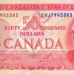 Bank of Canada $50 Bc-51b Au Bill!!!!