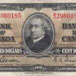 1937 Bank of Canada $100 BC-27b VF Banknote!!!