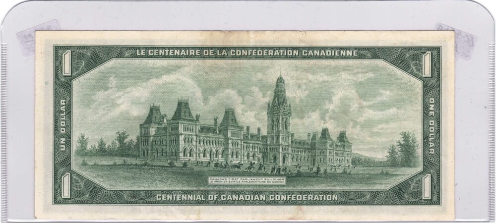 1967 Bank of Canada $1 BC-45bA AU banknote!!! - Image 4