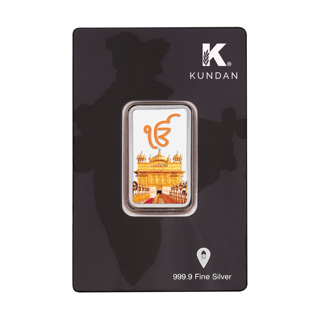 20g Kundan Silver Bar (999.9) - Golden Temple