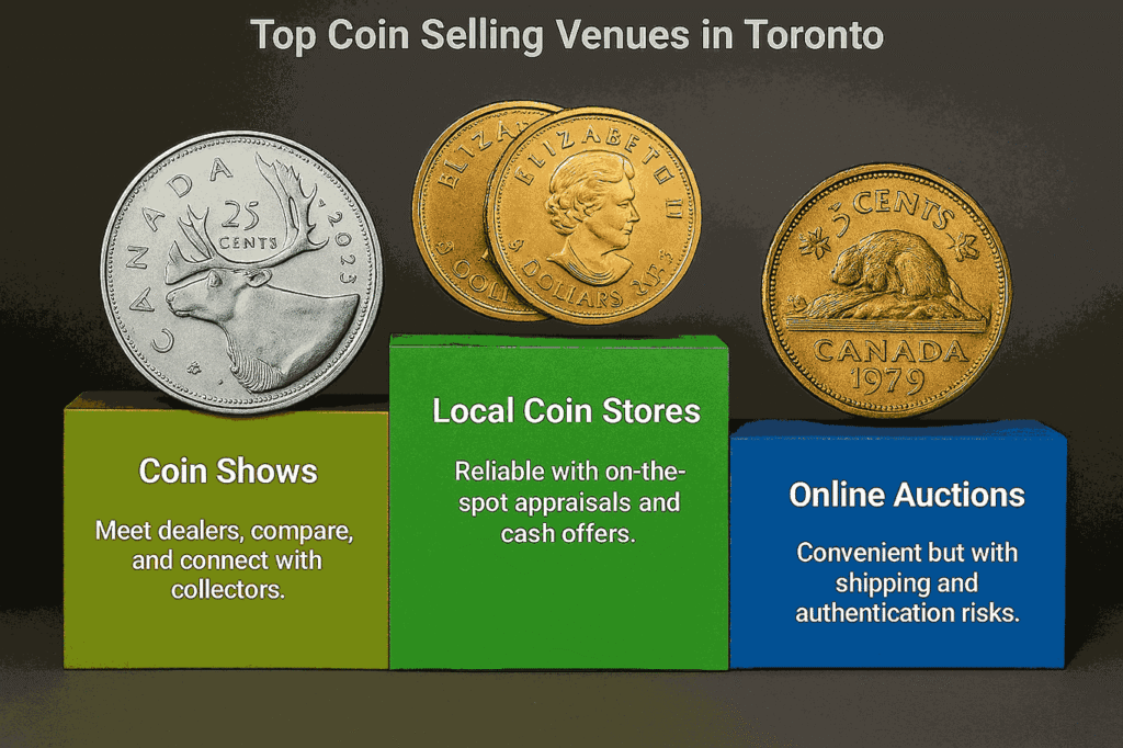 Top Coin Selling Venues in Toronto