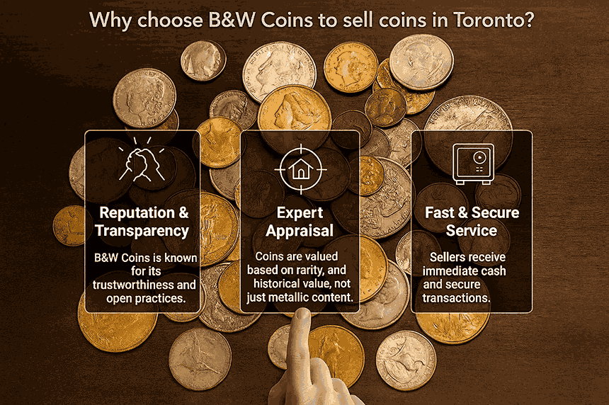Sell Coins in Toronto - B&W Coins