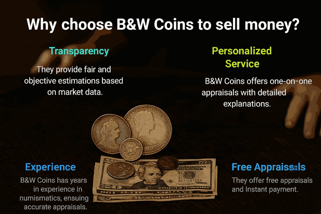 Sell old money in Toronto – B&W Coins