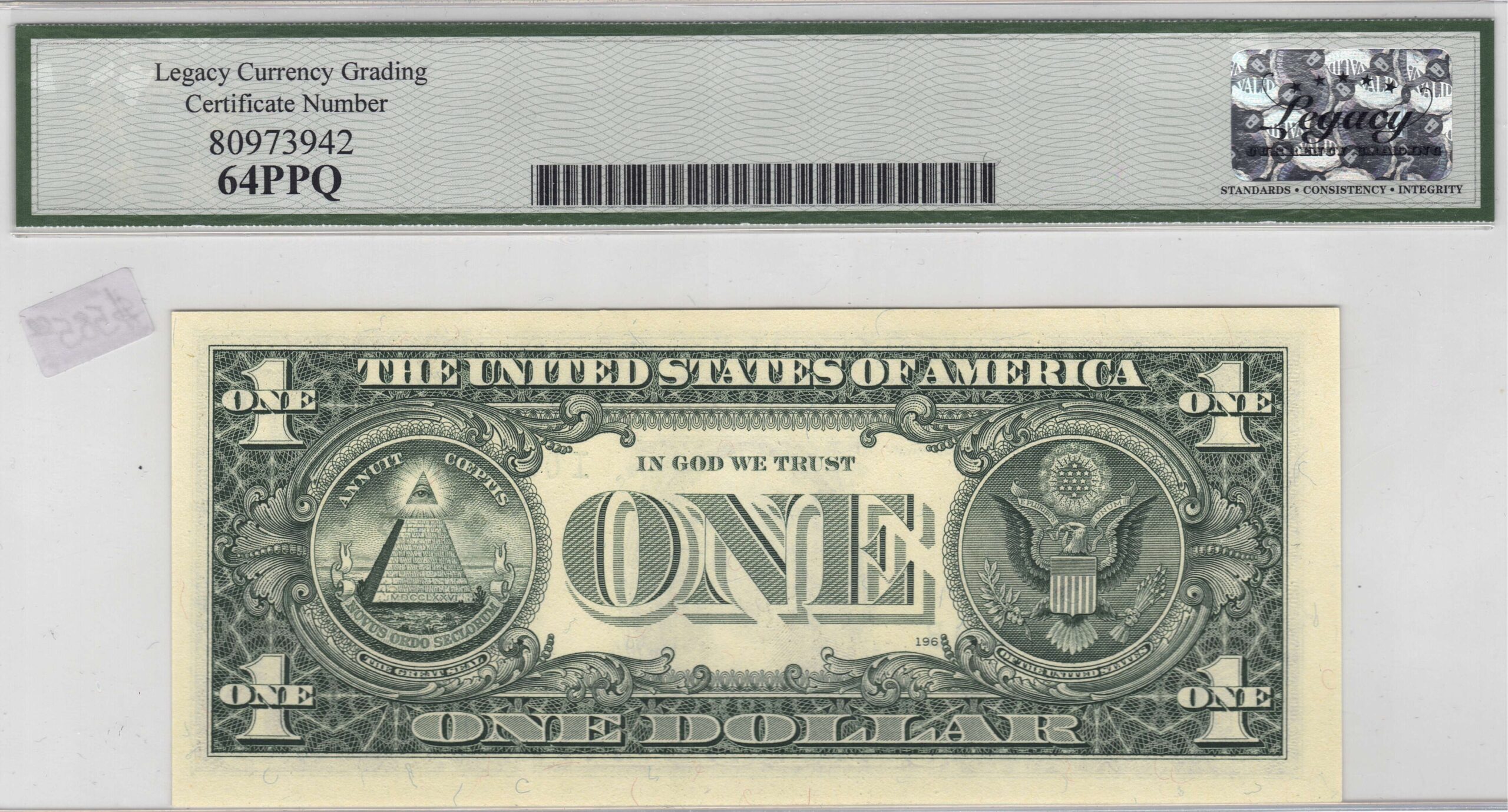 1995 & 1977A Federal Reserve Note Radar Set – Legacy Graded 64 PPQ (2 Notes) - Image 4