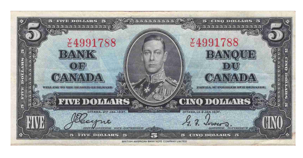 BC-23C $5 _F_ Banknote