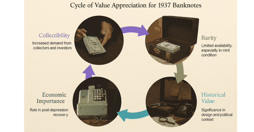 Cycle of Value Appreciation for 1937 Banknotes