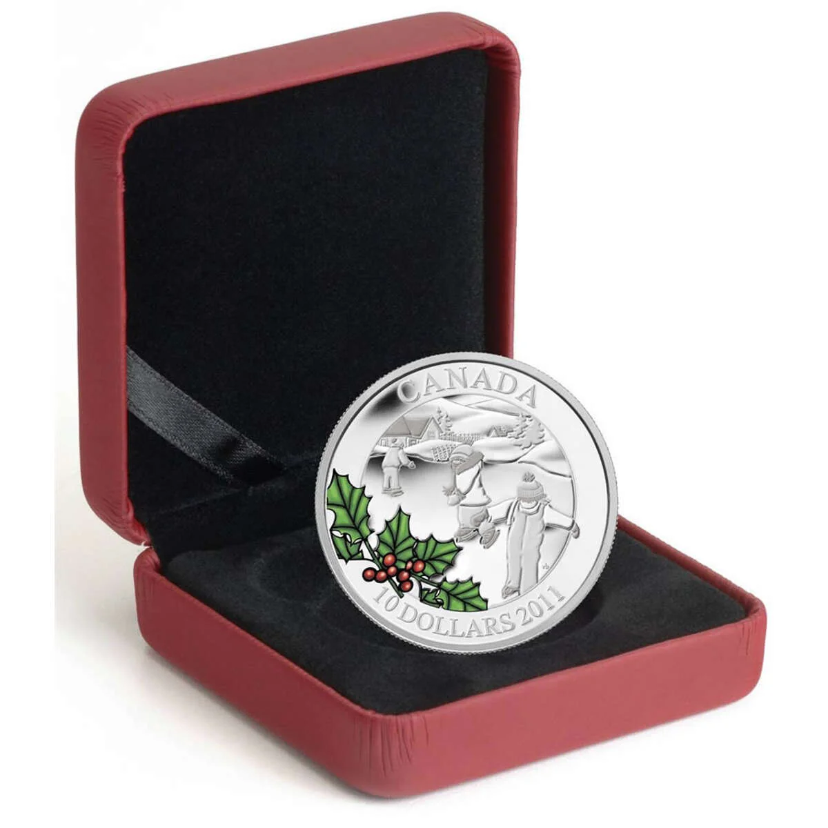 2011 Canada $10 “Little Skaters” Pure Silver Coin - Image 4