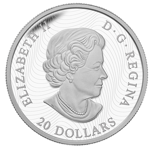 2016 Canada $20 1 oz Fine Silver Coin – Canadian Landscapes: Ski Chalet (Coloured) - Image 3