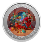 Lenticular Coin – Santa’s Sleigh | Steel | 2022