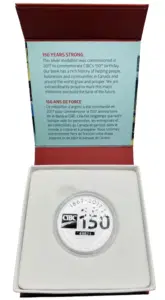 2017 Canada 1 oz Silver Coin – CIBC 150th Anniversary - Image 2