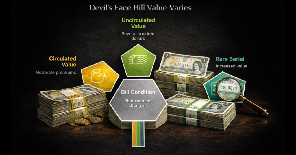 1954 Canadian Two Dollar Bill Value