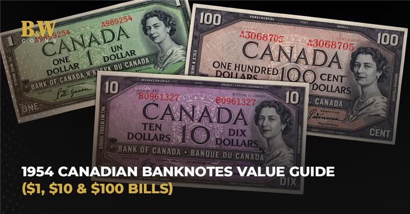 1954 Canadian dollar bill