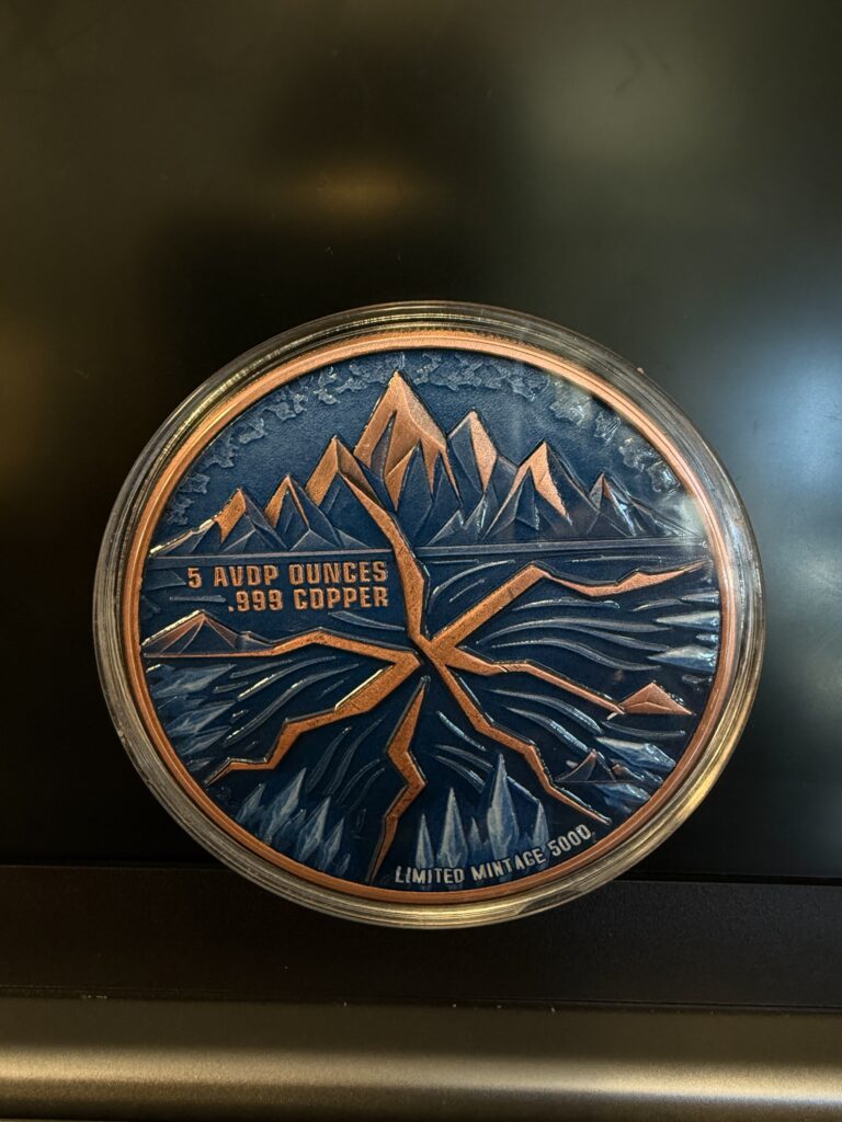 5 oz Copper Winter's Embrace!!! - B&W COINS