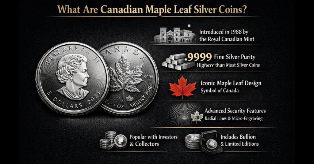 What Are Canadian Maple Leaf Silver Coins?