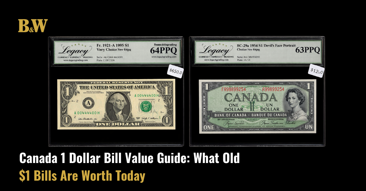 Canada 1 Dollar Bill