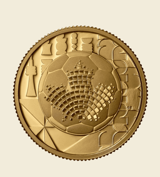 FIFA World Cup 2026ᵀᴹ: The Beautiful Game – ¼ oz. Pure Gold Coin